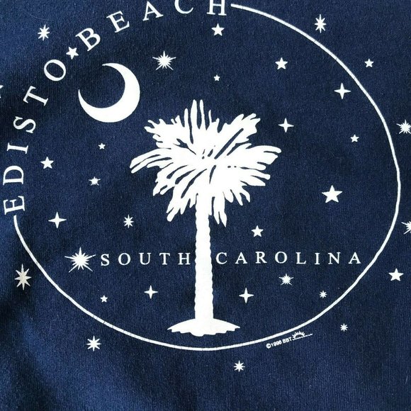 Hanes Tops - Edisto Beach South Carolina Sweatshirt Small 1996